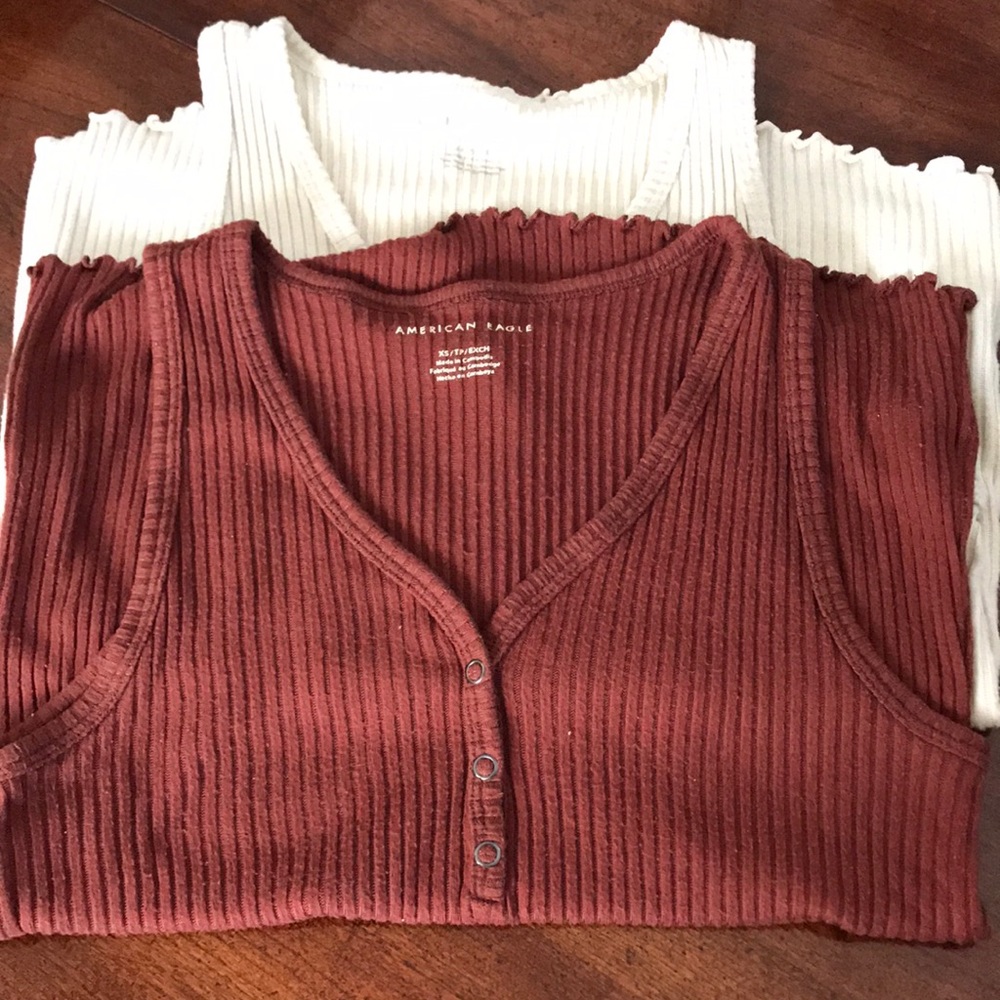 American Eagle Ribbed Tank Top
